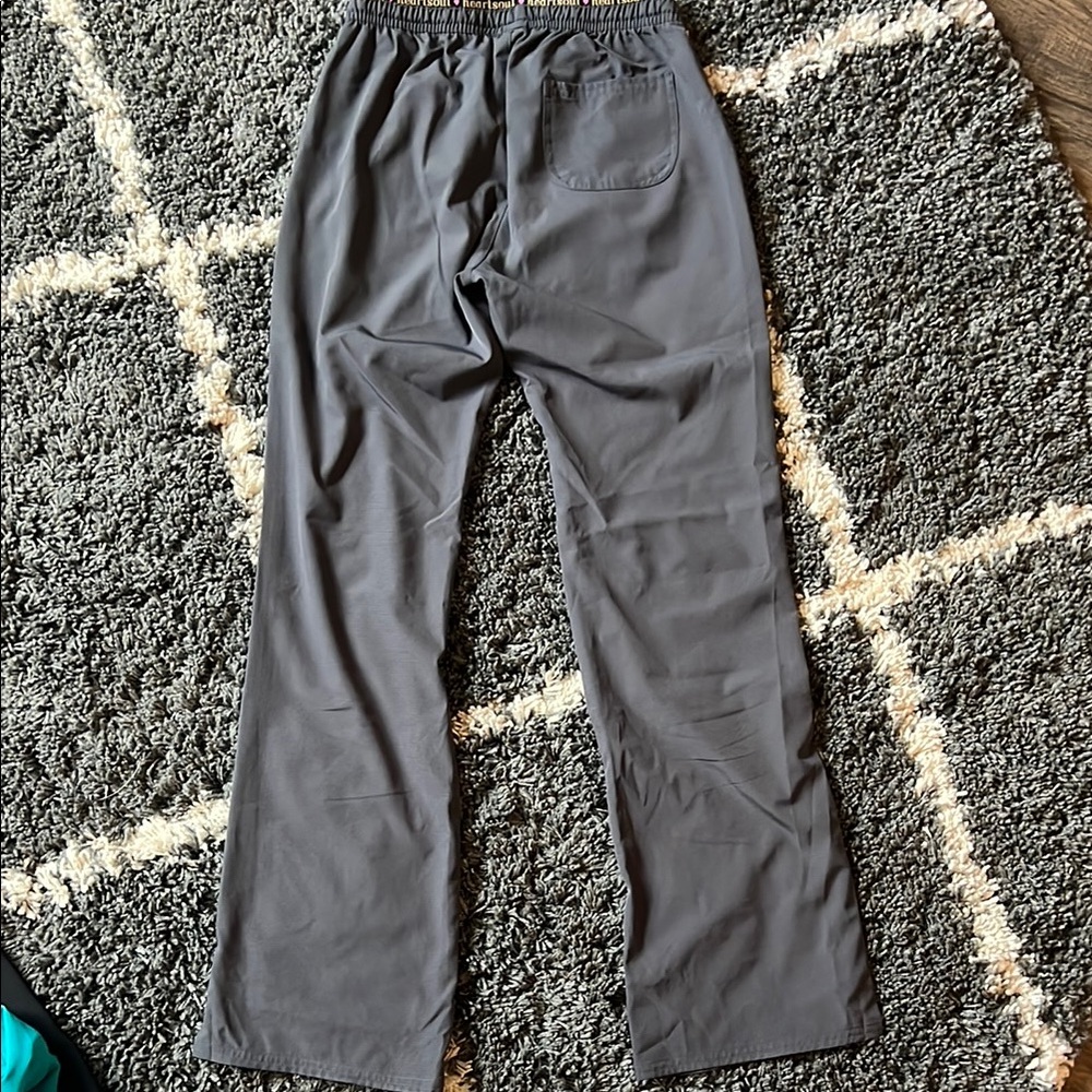 Set of Three Scrub Pants in Black, Teal, and Gray - Picture 3 of 8